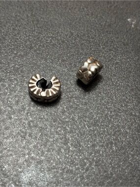 Pandora Silver Floral Spacer Beads